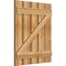 Ekena Millwork Spaced Board-n-Batten Shutters w/Z-Bar, Rough Sawn Western Red Cedar, 28 7/8W x 34H, PR RBS06Z29X034RWR - alternate 5